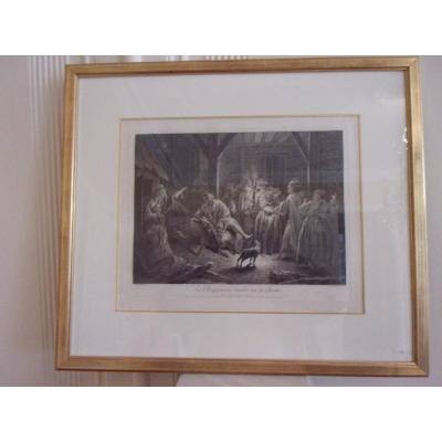 Engraving XVIII Framed