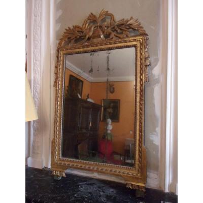 18th Century Golden Wood Mirror