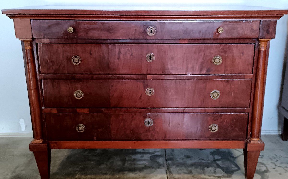  Pair Of Neoclassical Drawers Lombard-photo-2