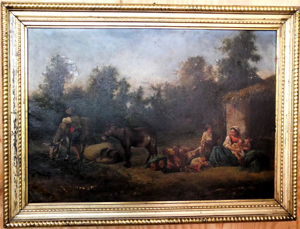 ÉCOLE NAPOLITAINE DU XIXE SIÈCLE