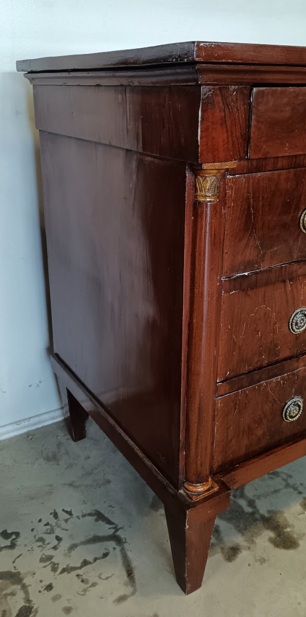 Lombardy: Pair Of Neoclassical Chest Of Drawers-photo-1