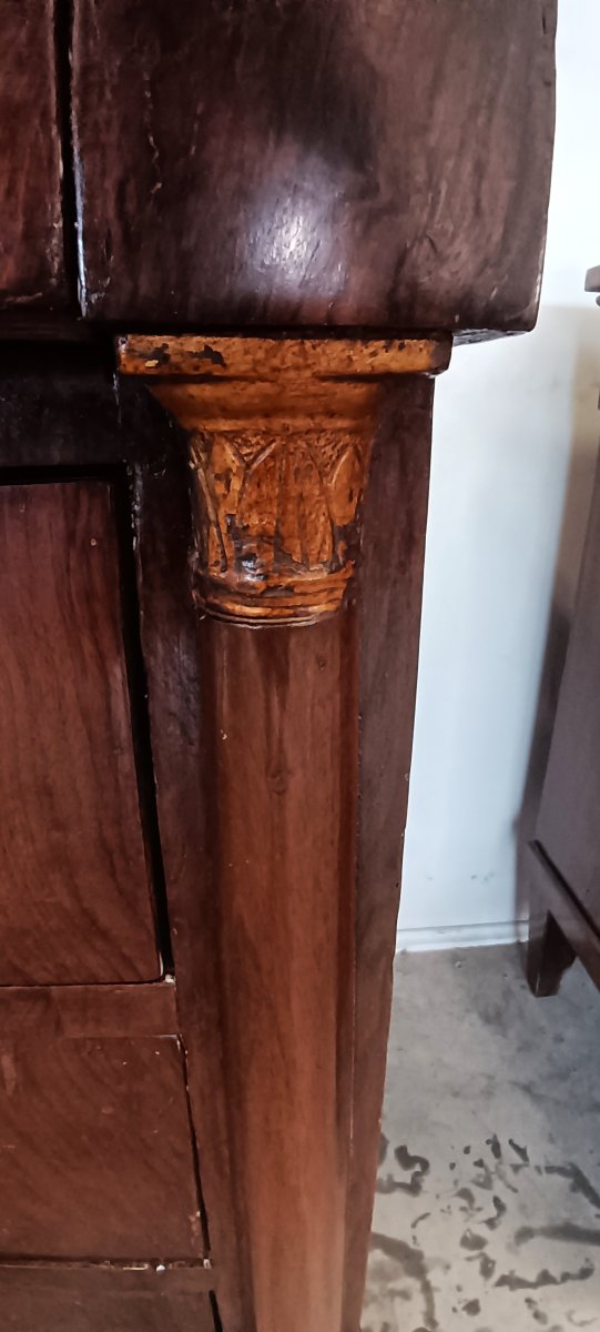 Lombardy: Pair Of Neoclassical Chest Of Drawers-photo-4