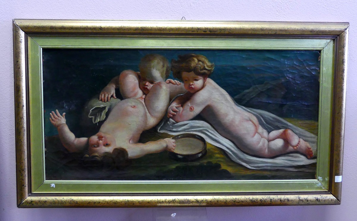 ALLÉGORIE DES PUTTIS, XVIIIe SIÈCLE