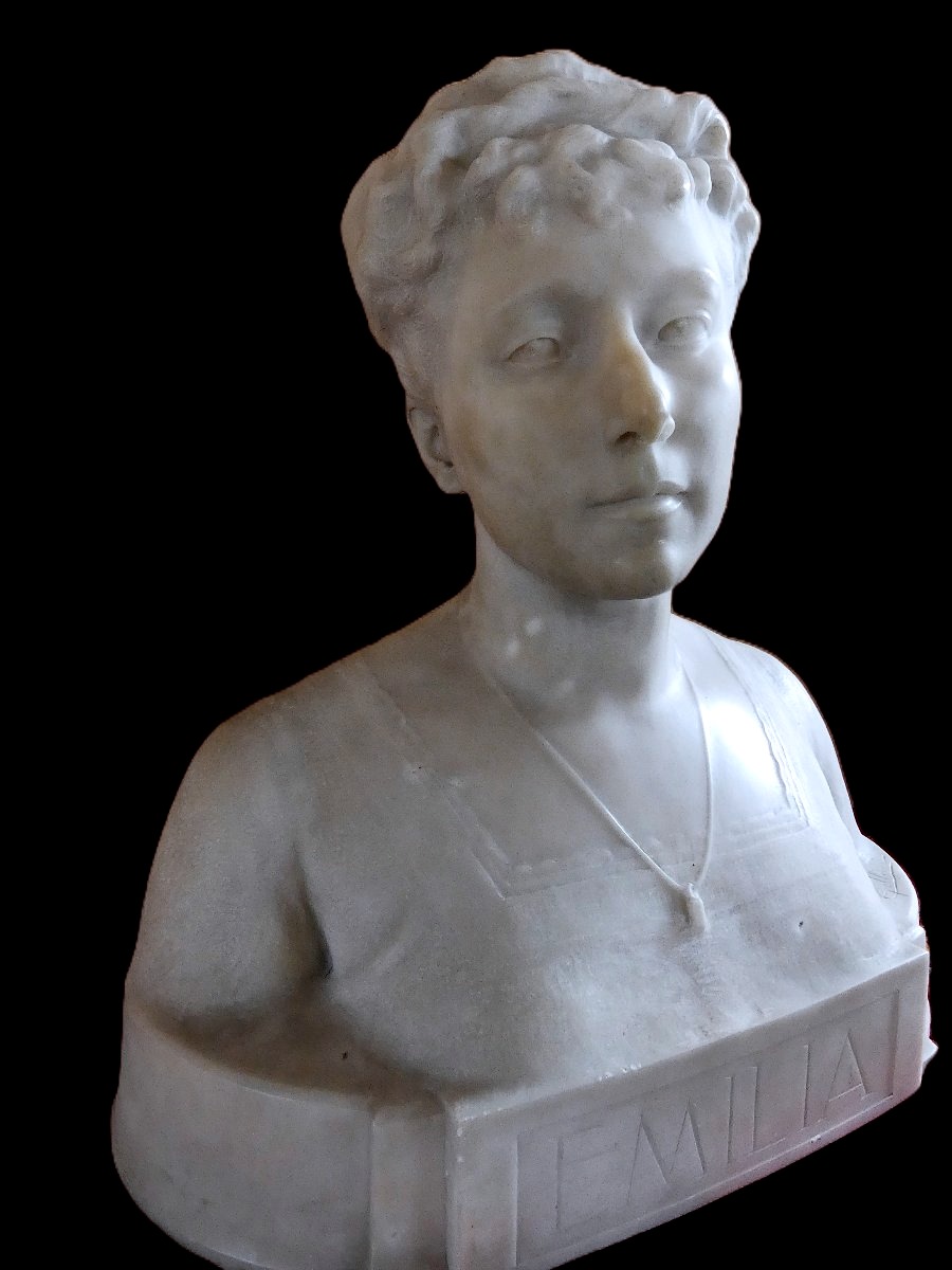 GAETANO CELLINI "EMILIA  SINOSSI "  Comtesse de Milan-photo-4