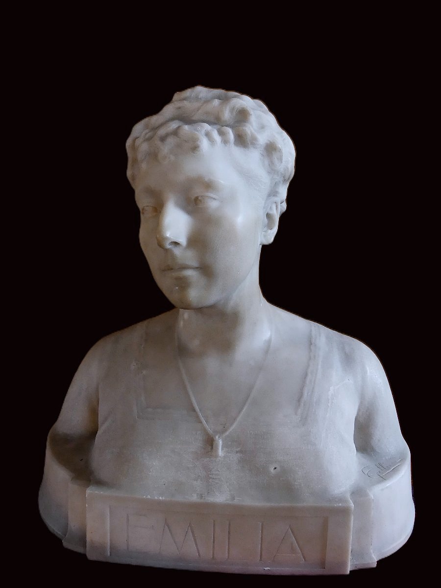 GAETANO CELLINI "EMILIA  SINOSSI "  Comtesse de Milan