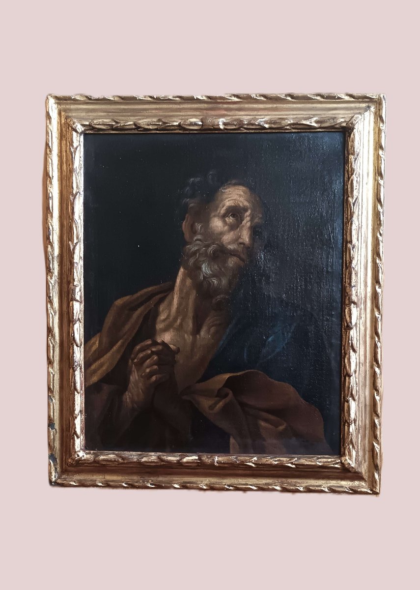 Les Larmes de saint Pierre, de Giuseppe Antonio Pianca, d'après Guido Reni.