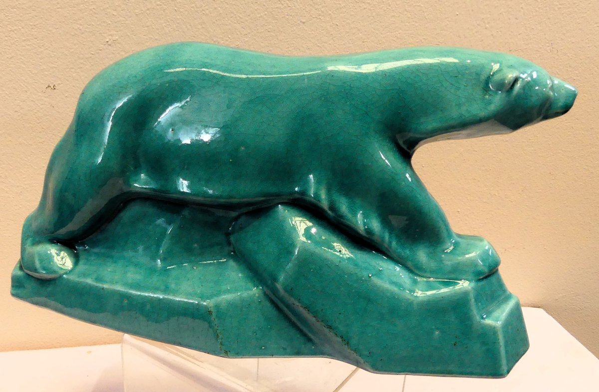 EDOUARD CAZAUX « OURS POLAIRE »-photo-2