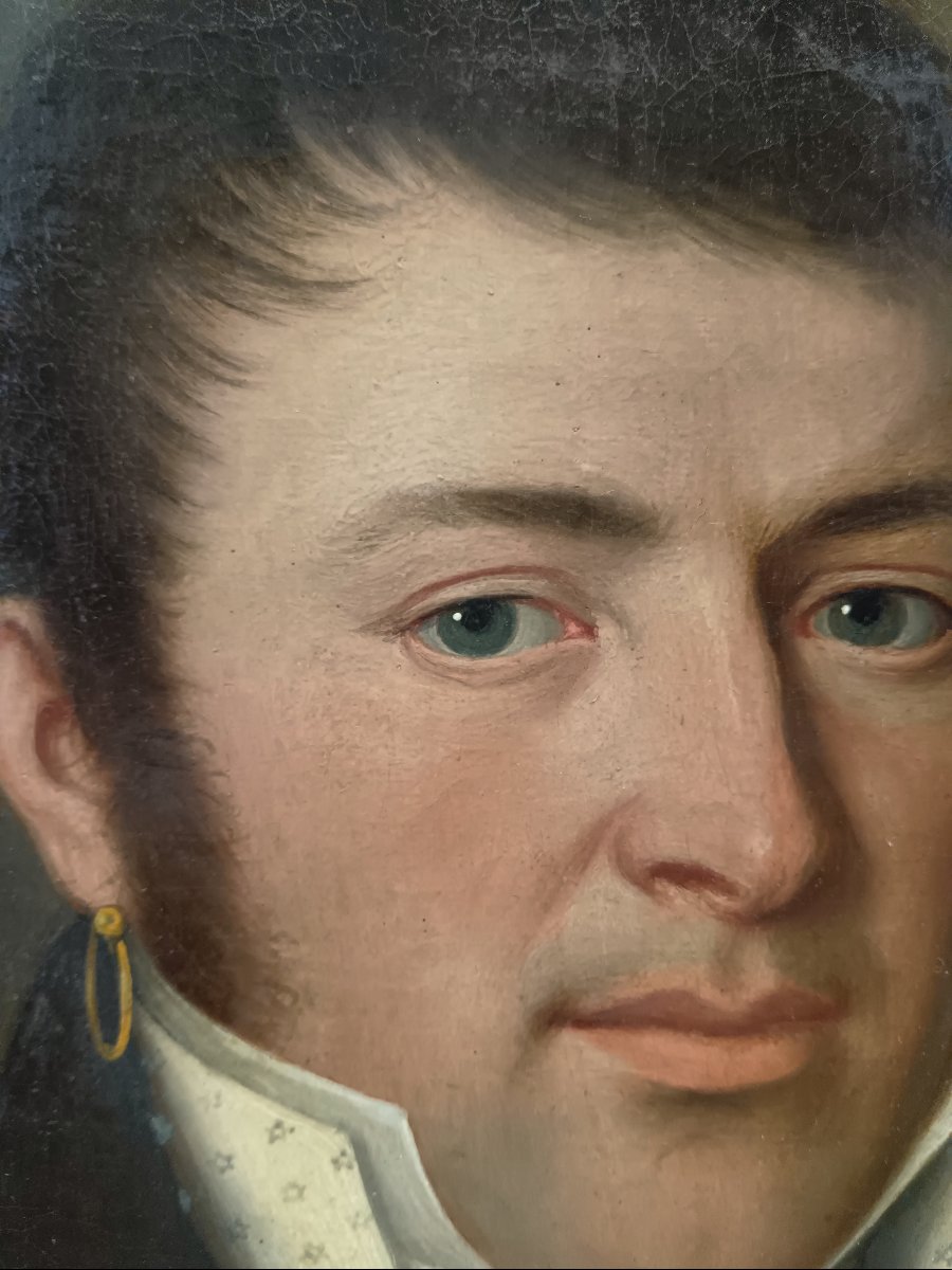 FELIX CORTEY (1760 Valais 1835) PORTRAIT DE VITALE ROSAZZA-photo-2