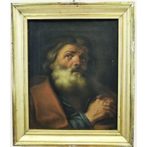 Saint Peter Penitent "giuseppe Amaretti Genoese Master Royal Institute Of Genoa"