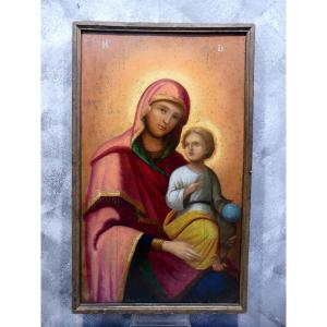 VIERGE ODIGITRIA DU XVIIIe SIÈCLE