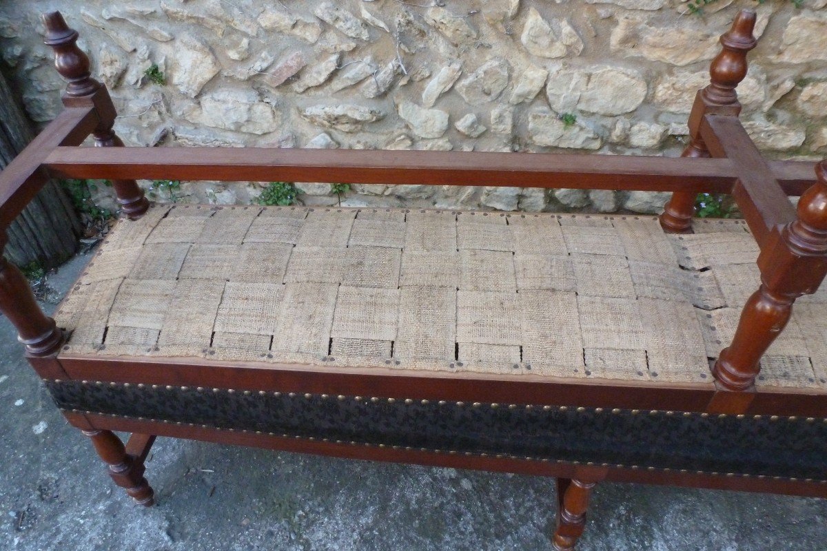 Pair Of Large Hall Benches Circa 1830-photo-3