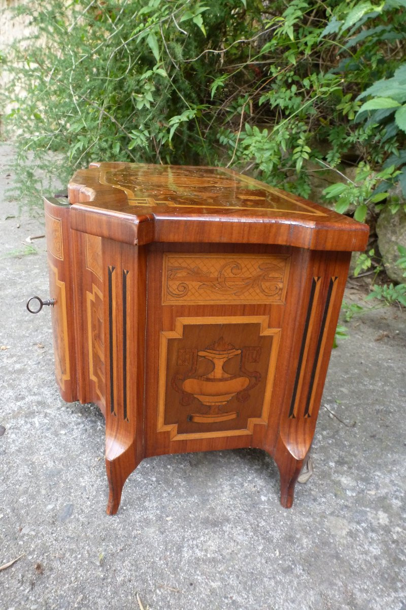 Commode miniature aux armes de France circa 1850-photo-3