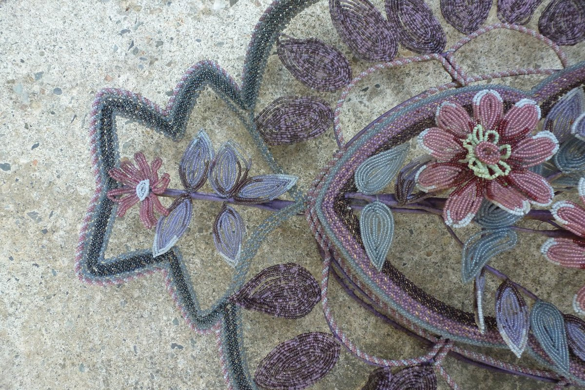 Couronne perlée XIX e siecle-photo-2