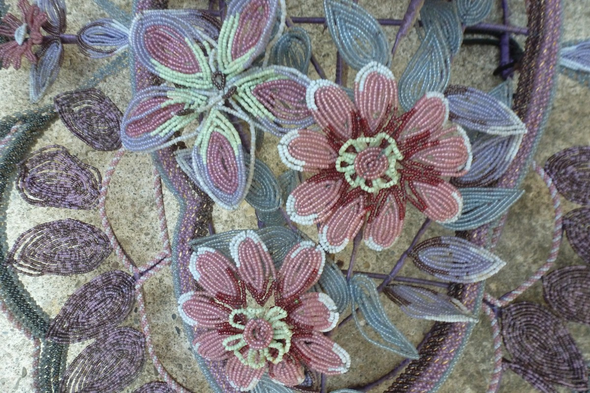 Couronne perlée XIX e siecle