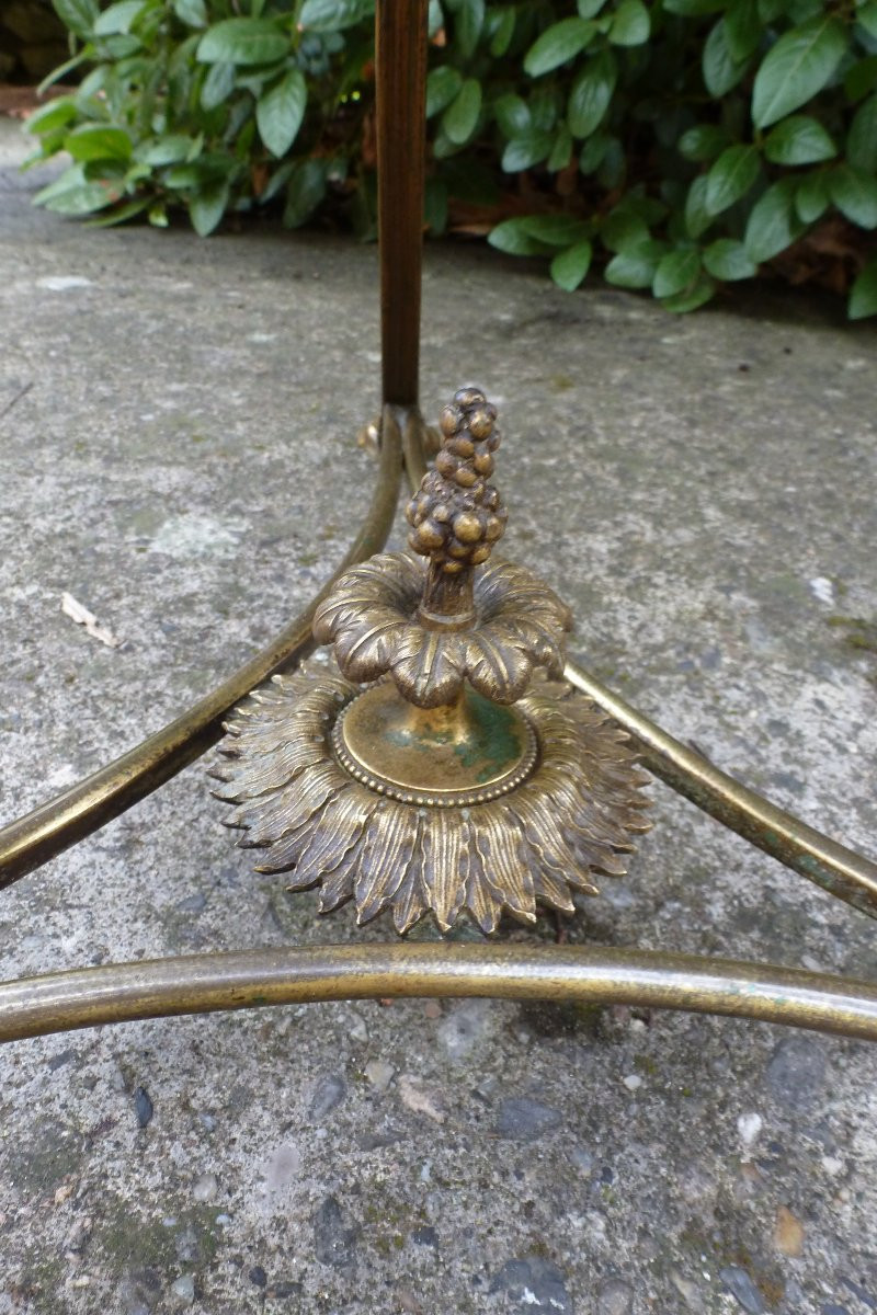 Louis XVI Style Gilt Bronze Pedestal Table-photo-2
