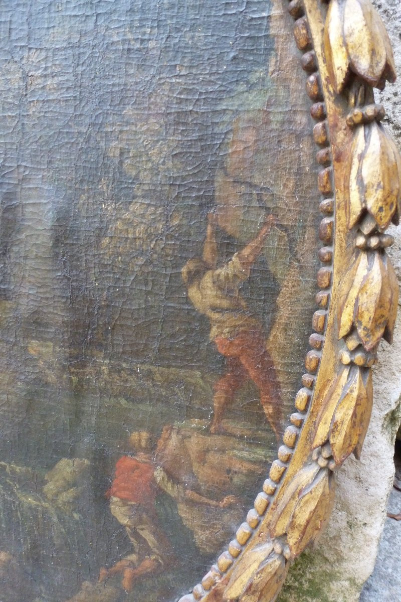 Above Door "the Waterfall" 18th Century-photo-2