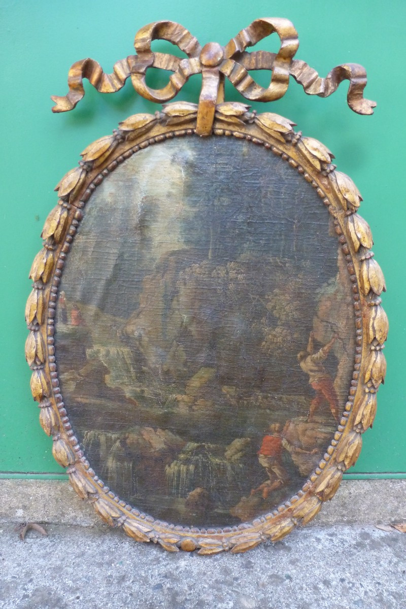 Above Door "the Waterfall" 18th Century