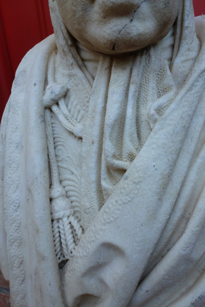 Marble Bust Of Marshal Berthier (1753 - 1815)-photo-2
