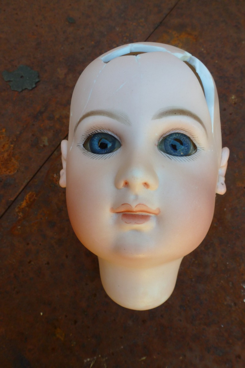 Jumeau :tete de poupée en l etat