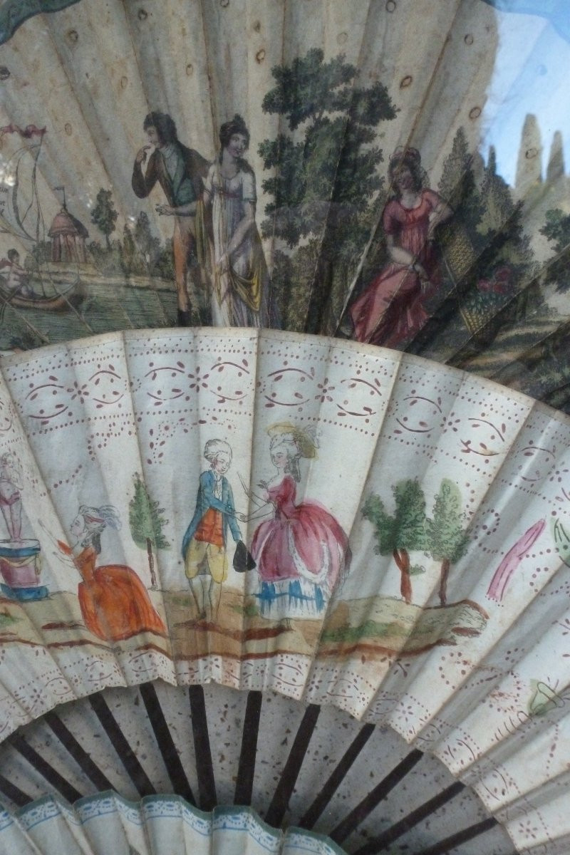 Suite de trois evantails  directoire-photo-3