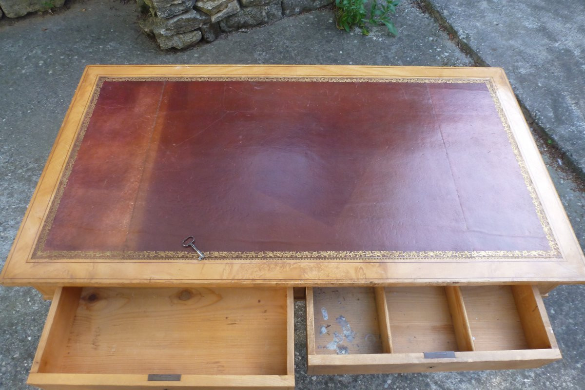 Bureau plat epoque Charles X-photo-1