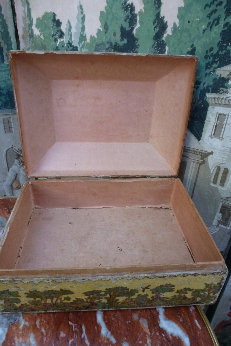 Arte Povera Decor Wig Box 18th Century-photo-2