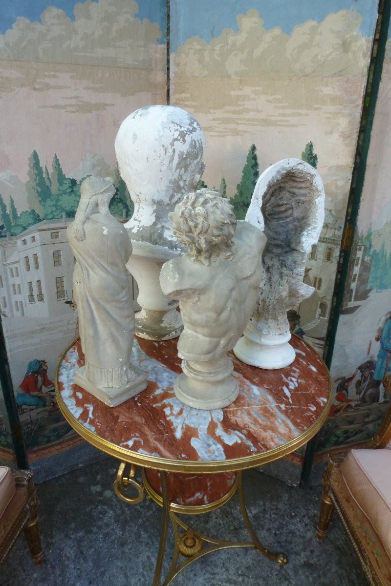 Suite Of Four 19th Century Plates-photo-2