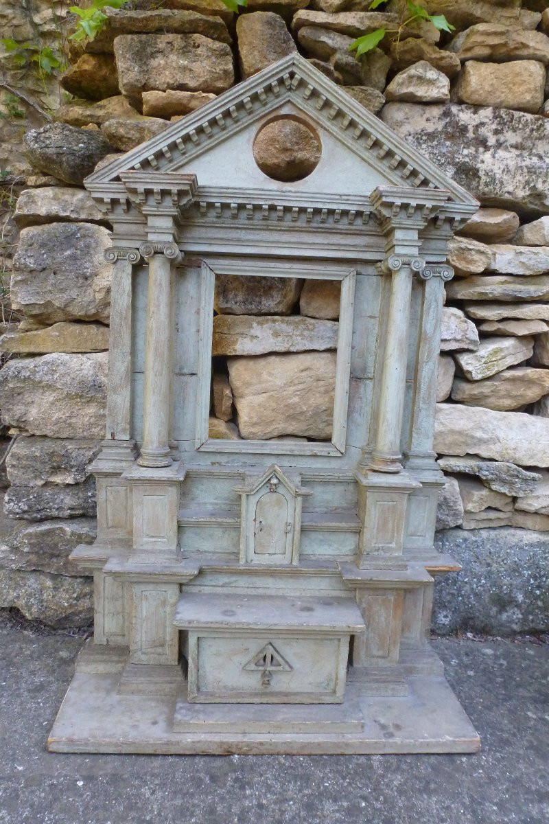 Diminutive High Altar And Altarpiece In Neoclassical Style-photo-3