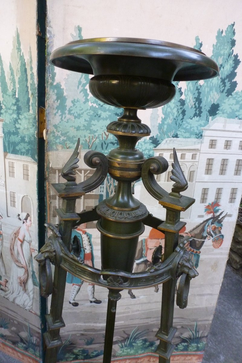 Selette en bronze circa 1880-photo-3
