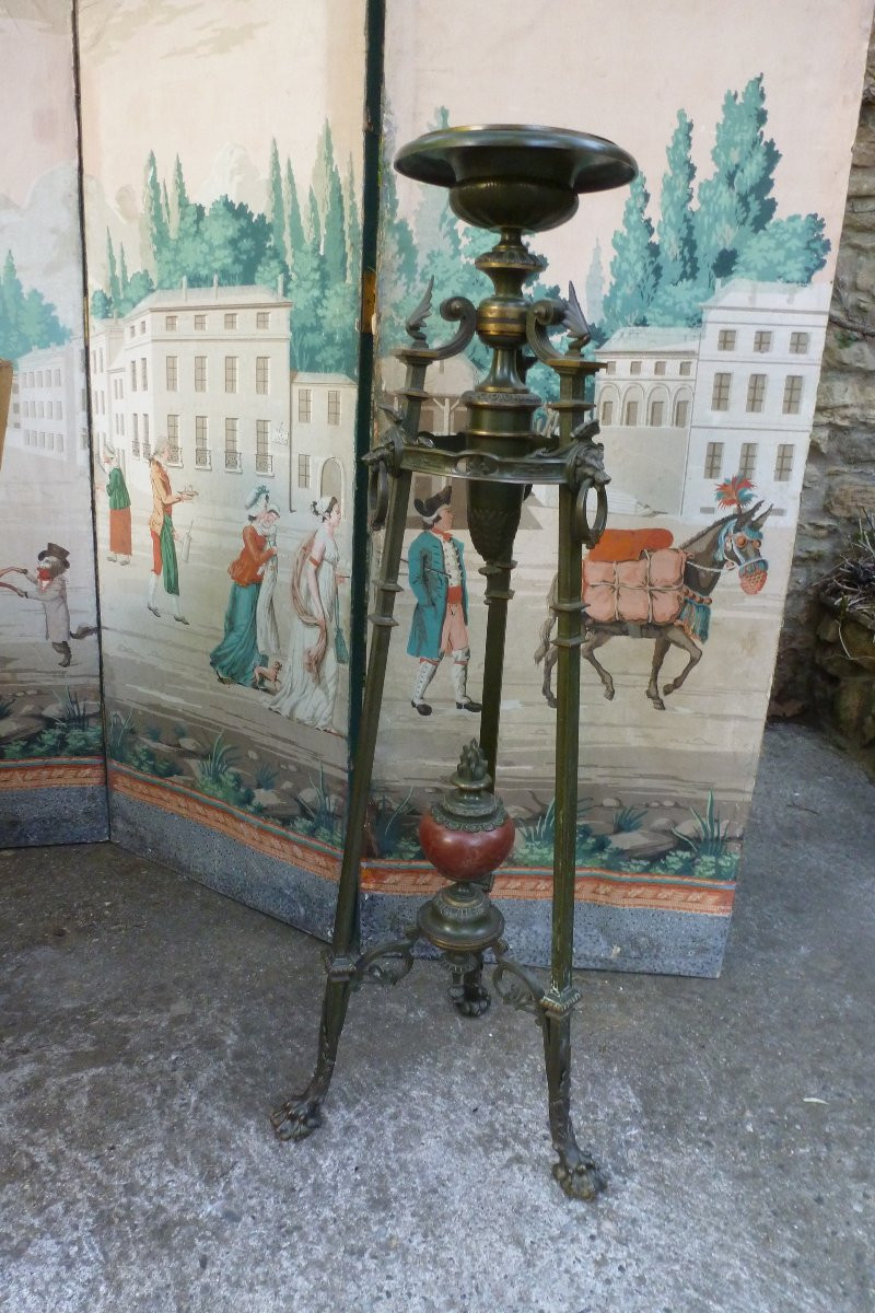 Selette en bronze circa 1880-photo-4