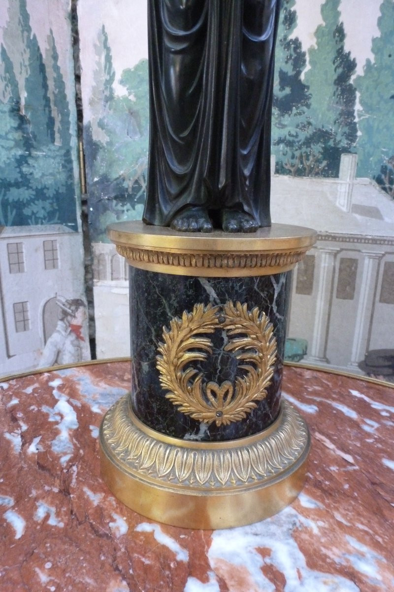 Empire Style Lamp Circa 1880-photo-2