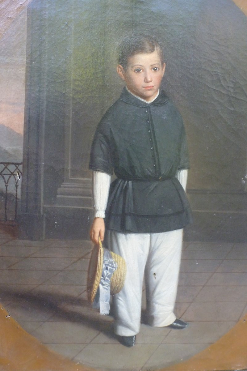 Portrait d enfant  XIX e siecle -photo-1