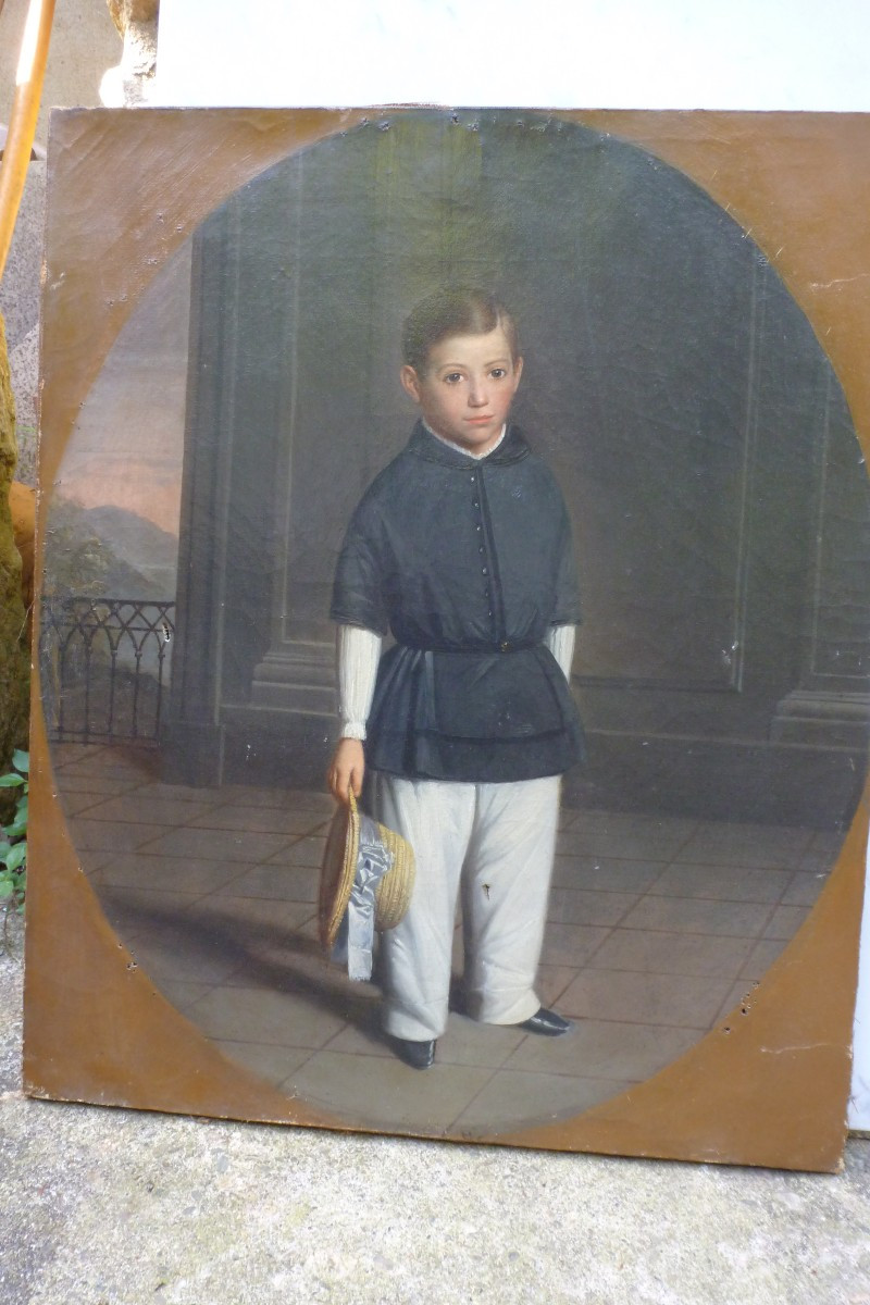 Portrait d enfant  XIX e siecle 