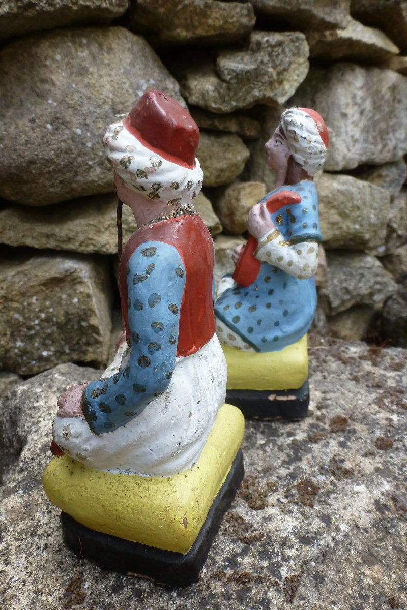 paire de santibellis  miniatures XIX e siecle -photo-4