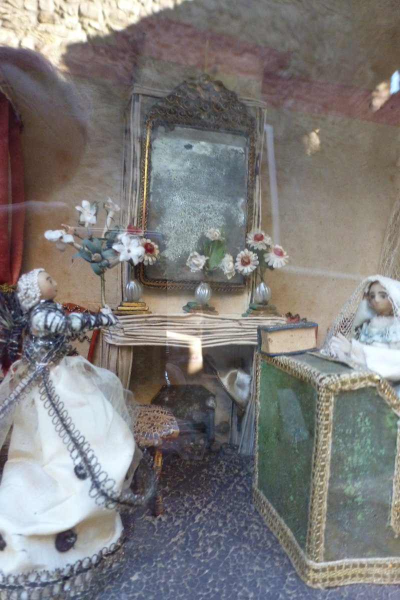"l annonciation " Diorama XVIIIe  -photo-4
