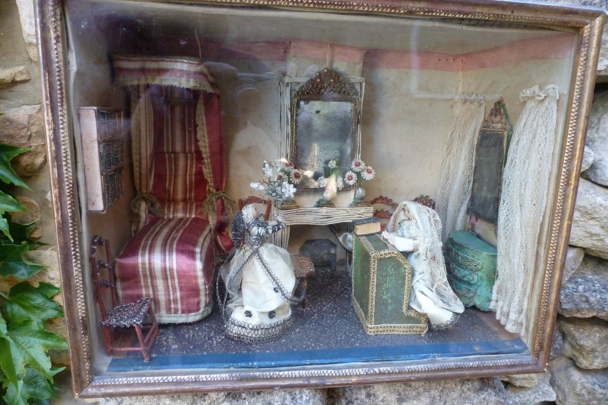 "l annonciation " Diorama XVIIIe  