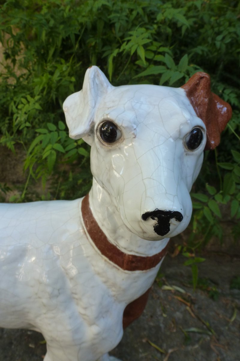 Pottery Dog From Bavent.-photo-3