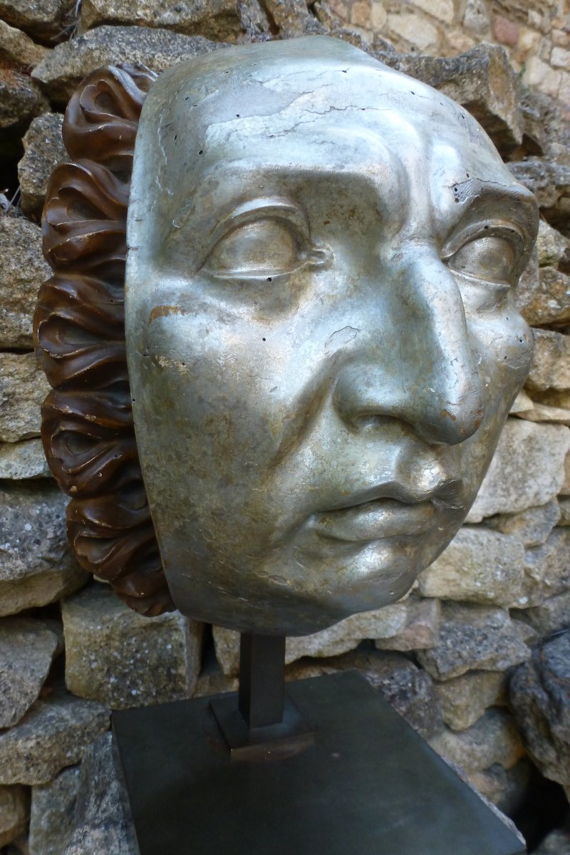 Fragment de statue en bois XVIII e 