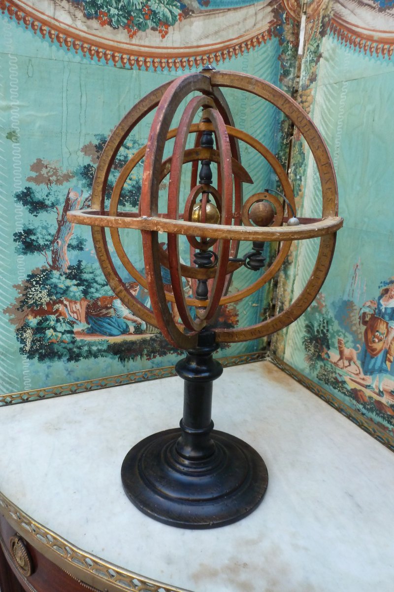 Copernican Armillary Sphere From The Late 18th To Early 19th Century-photo-2