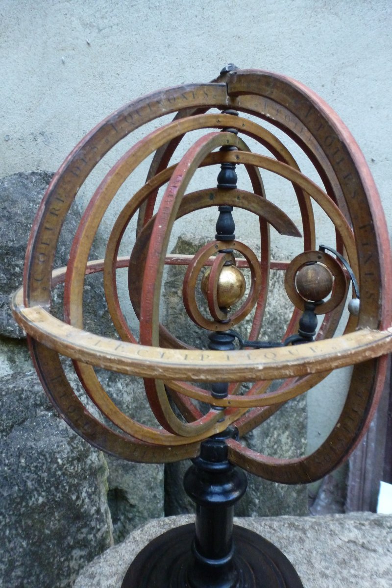 Copernican Armillary Sphere From The Late 18th To Early 19th Century-photo-3