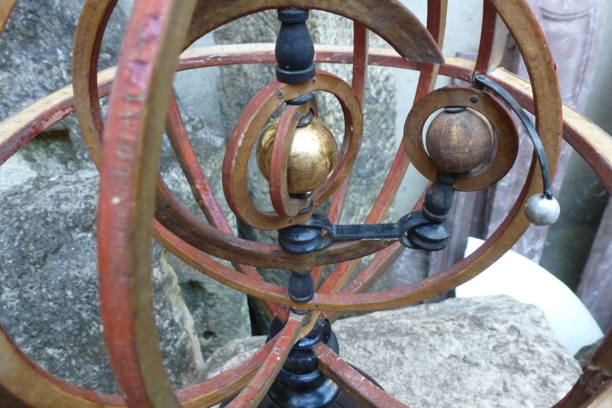 Copernican Armillary Sphere From The Late 18th To Early 19th Century-photo-4