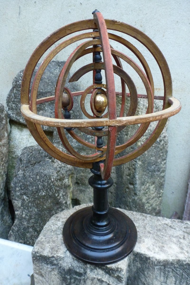 Copernican Armillary Sphere From The Late 18th To Early 19th Century-photo-2