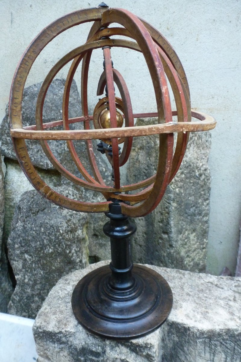 Copernican Armillary Sphere From The Late 18th To Early 19th Century-photo-3