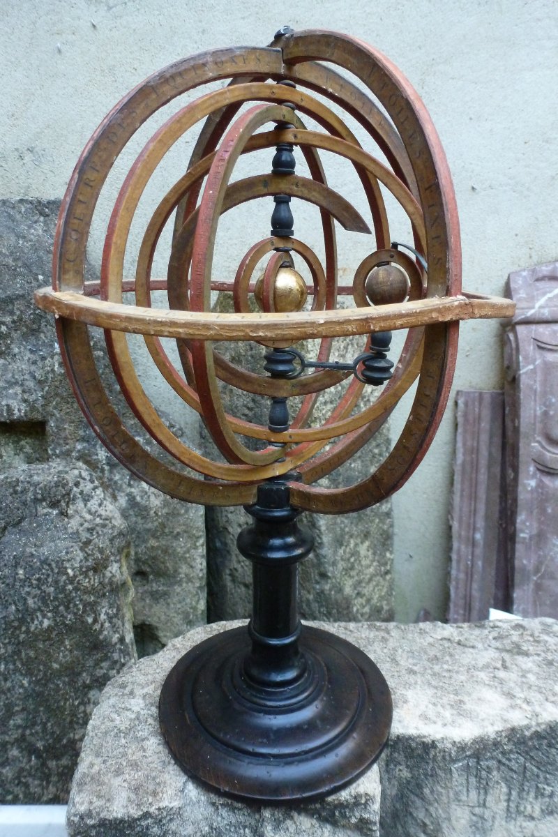 Copernican Armillary Sphere From The Late 18th To Early 19th Century