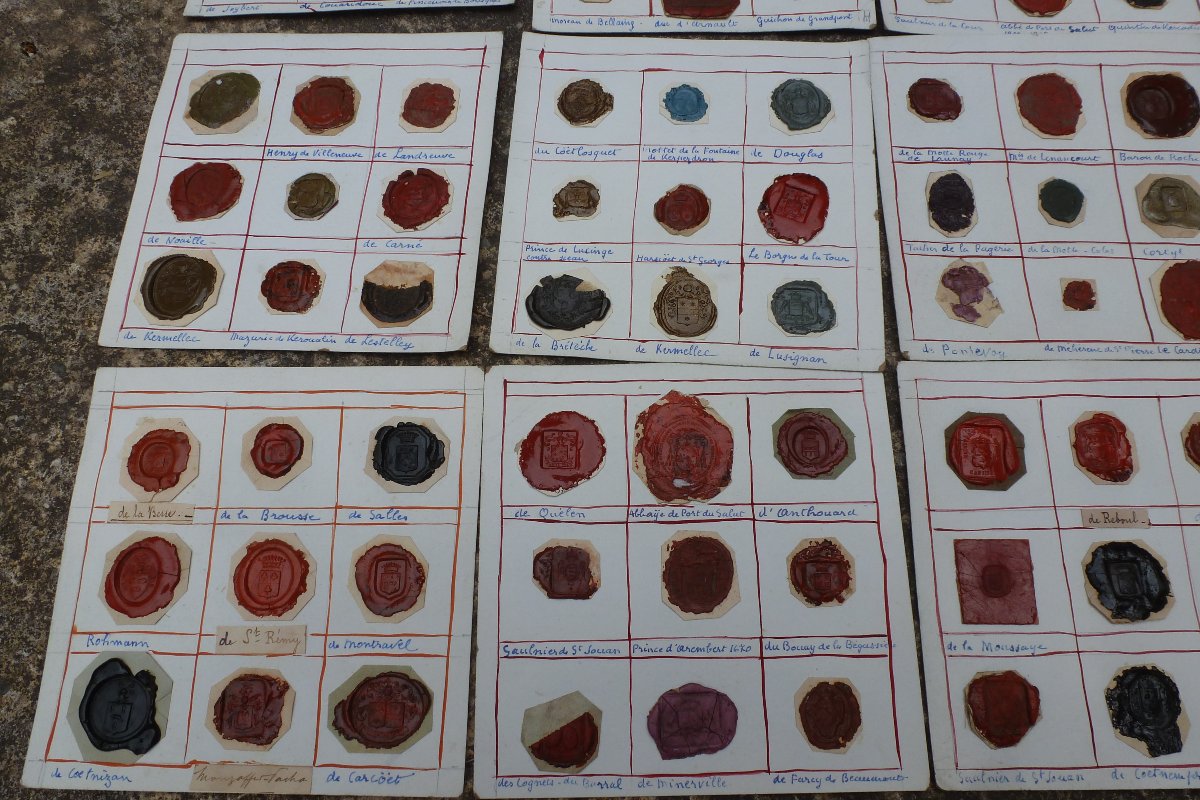 Collection Of 35 Seal Impression Plates -photo-3