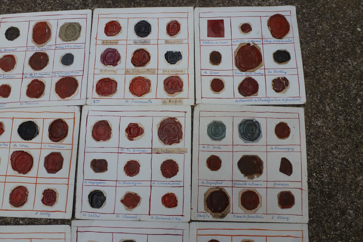 Collection Of 35 Seal Impression Plates -photo-1