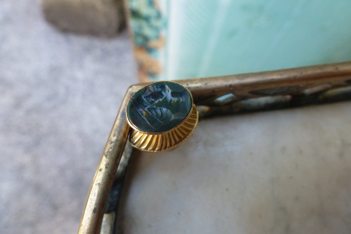 Pendentif flacon en or debut XIX e siecle-photo-2