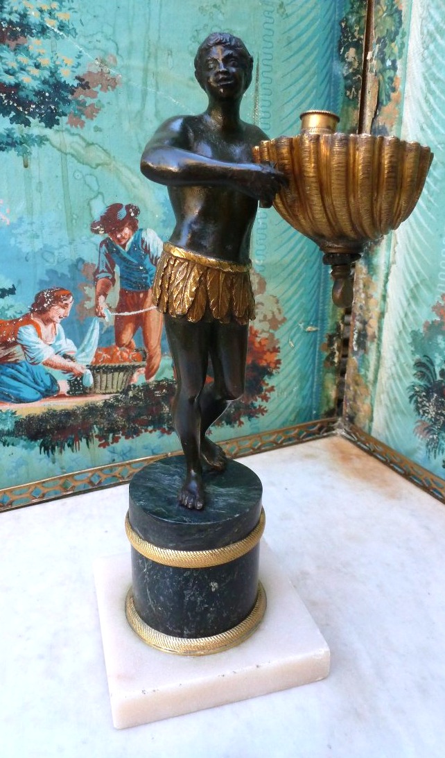 Lampe à  huile epoque Louis XVI