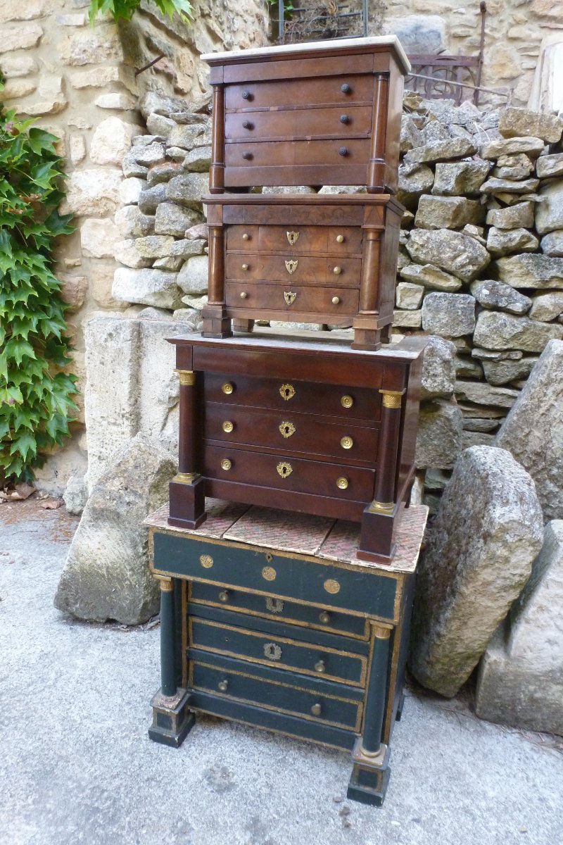 Miniature Chest Of Drawers, Circa 1820-photo-1