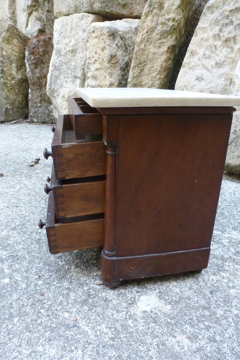Miniature Empire-style Chest Of Drawers-photo-2